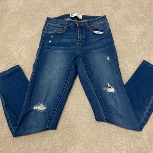 RSQ Cali High Rise Ankle blue jeans